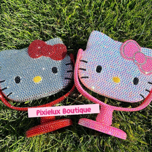 Bedazzled Hello Kitty mirrors